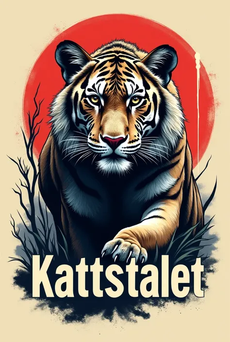 I need a t shirt design.  The big Cat and the name Kattstallet