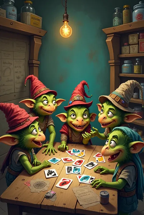 Goblin uno cards game 