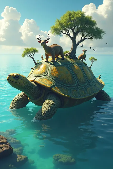 Kabimbala has a turtle island.
