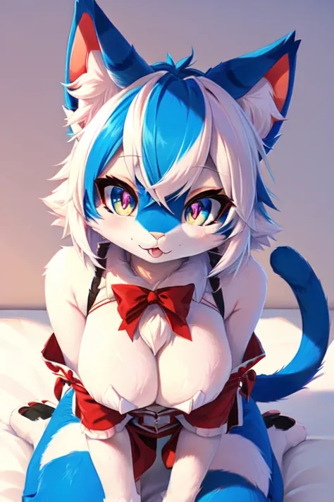 Female nice eyes cat fursuit style 