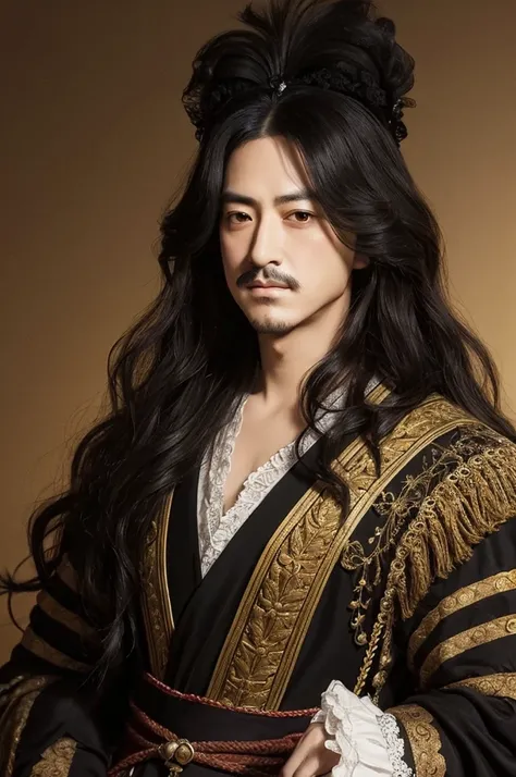 Please draw Louis XIV in a style similar to Nobunaga&#39;s Ambition