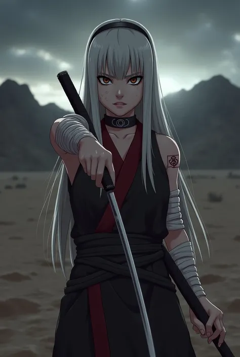 This character description for a Naruto-style anime can be used to present a bright and dark image, which will fit well into the atmosphere of the universe.
Imagine a girl, standing against the backdrop of a dark desert, where the dim light breaks through ...