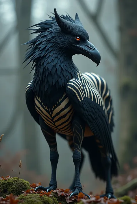 Crow And Zebra Fusion