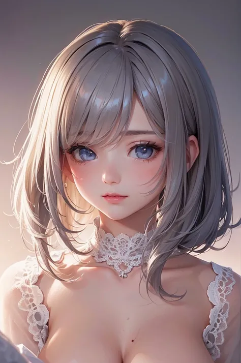 {best quality}, {very aesthetic}, {ultra-detailed}, {best illustration}, nsfw, girl, man, fellatio, {{{deep throat}}}, drool, close up face,(High resolution,8k,finelity detailed background,Masterpiece:1.2),beautiful girl,Glossy romance gray hair,messy hair...