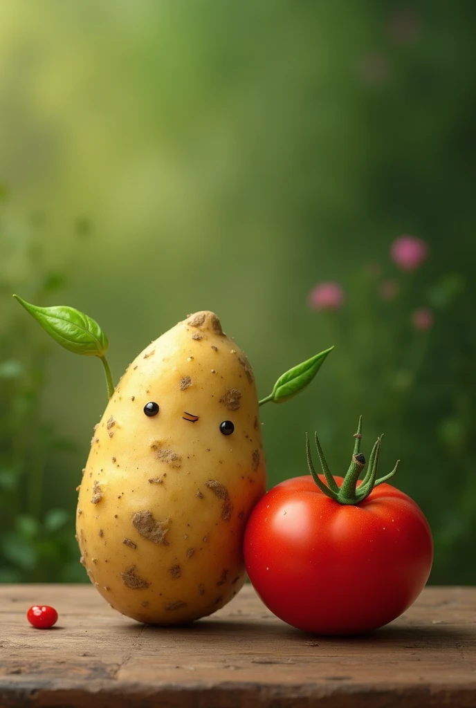 Potato and tomato 