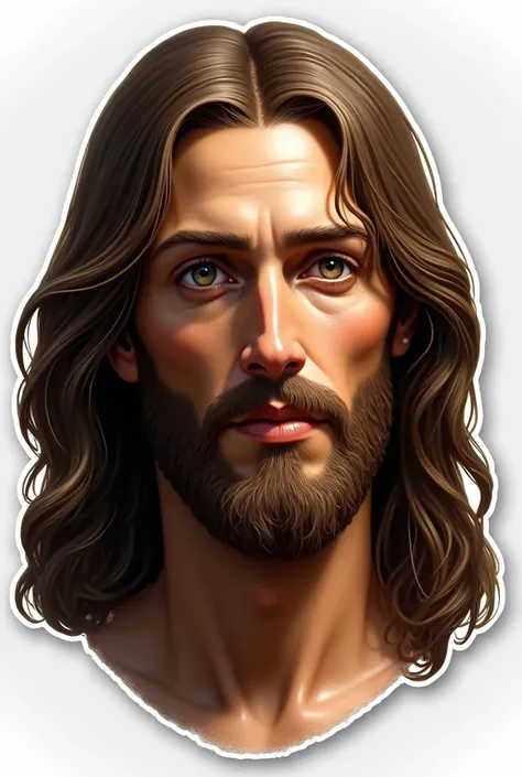 Create a high definition sticker of Jesus&#39; face 