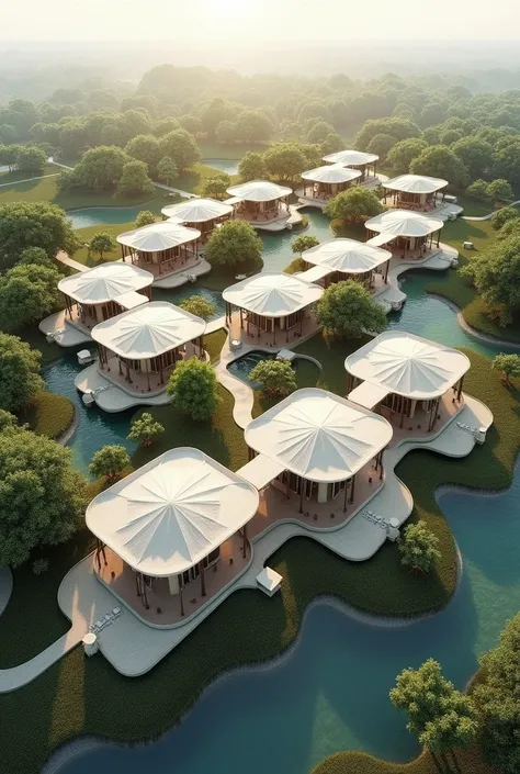 The L shaped clubhouse is designed as a series of interconnected pavilions, each with its own unique character and function and is inspired by Ar. Geoffrey Bawa
The pavilions are arranged to create a sense of flow and continuity, while also providing a ran...