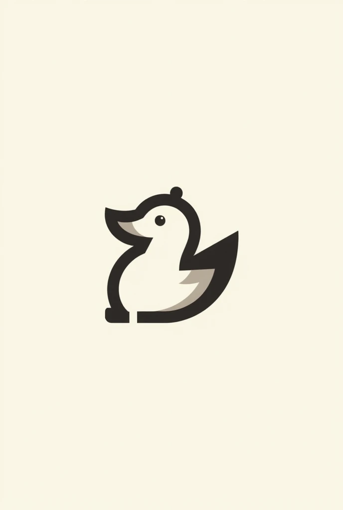 Create a simplified logo with few details, where it is composed of a capybara and a bird, where the two logos are seen unified to create a composition that is easy to see and understand., I want something simple but that looks like a logo.