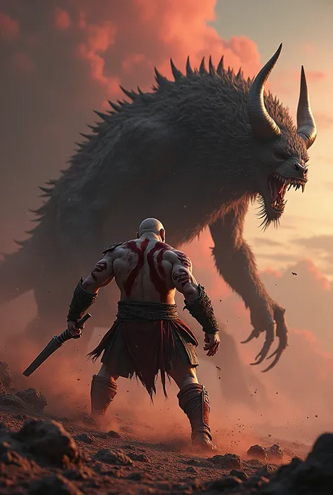 Kratos brutally killing furros