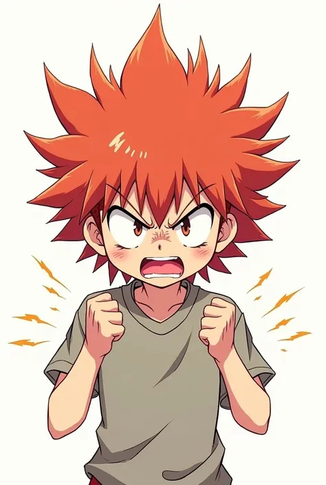 little kirishima angry easy drawing

