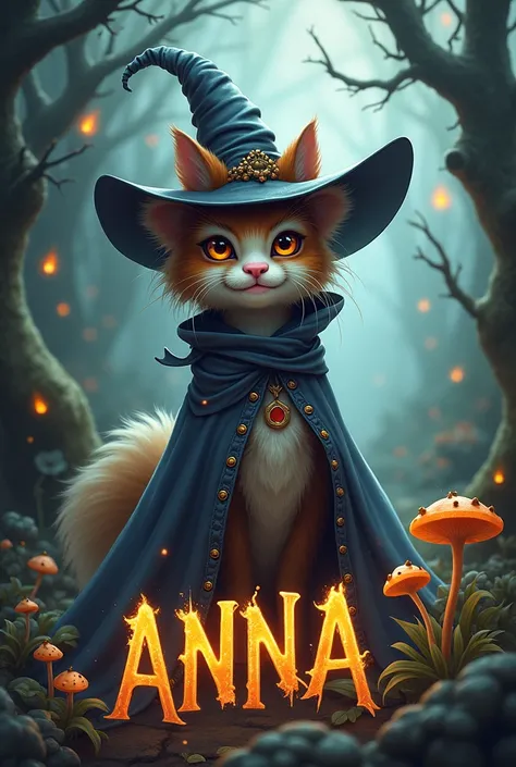 Animal who name is Anna witch text his name pleace show name ANNA