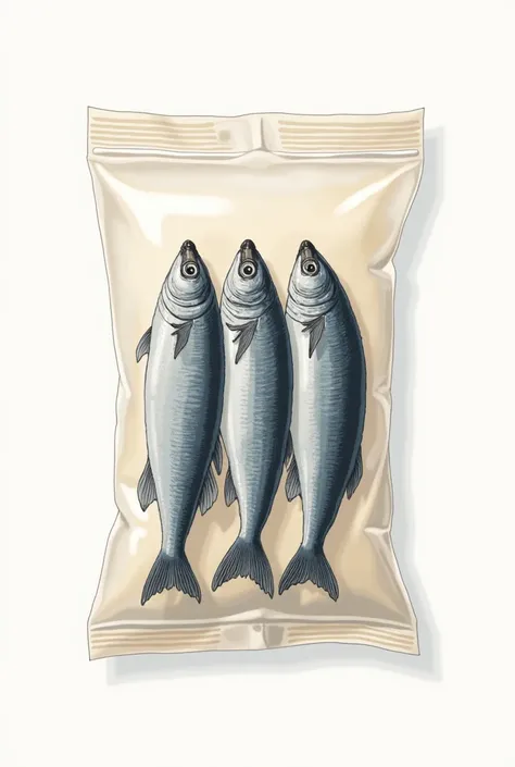 "Generate a visual breakdown of the multi-layer materials used in vacuum-sealed bags for salted anchovy. Highlight the properties of poliamide (nylon) for strength and resistance to oxygen, and polyethylene for moisture resistance and flexibility. Include ...