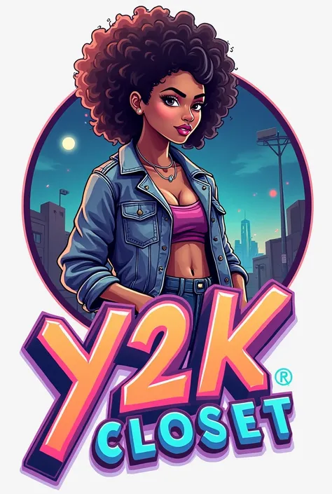 Clothing logo with the name Y2K closet