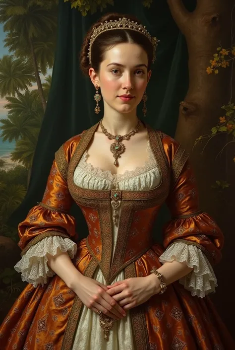 Woman from Portugal at the time they colonized Brazil 