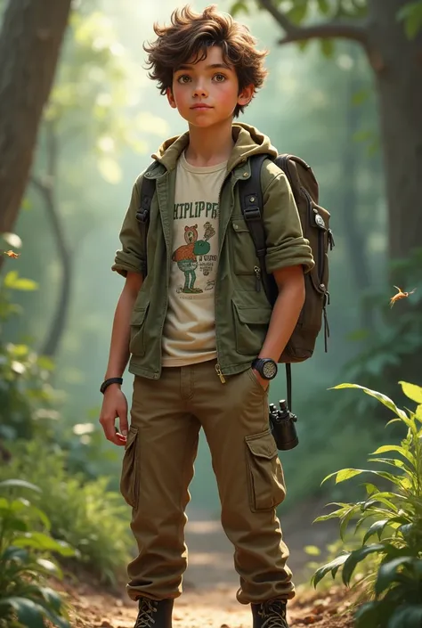 What would the teenage son of a zoologist wear?