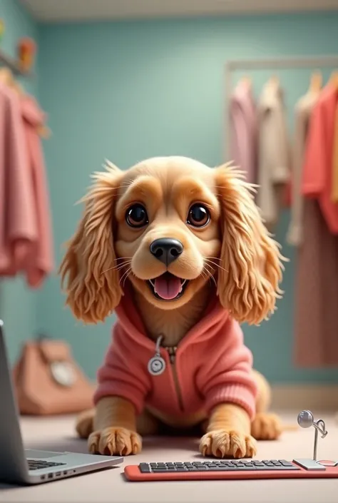 Cocker spaniel selling clothes online