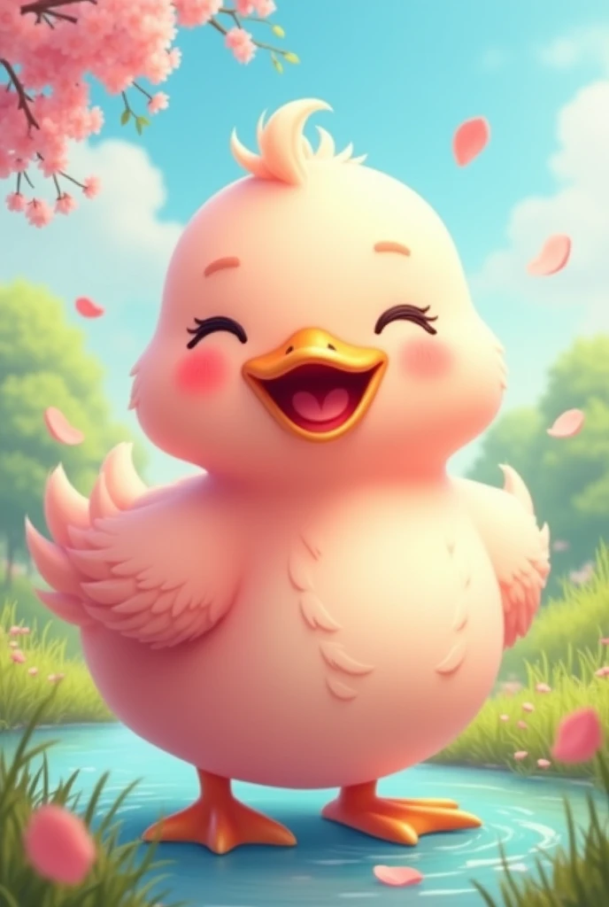 The pink Lulu duck that goes kua kua kua

