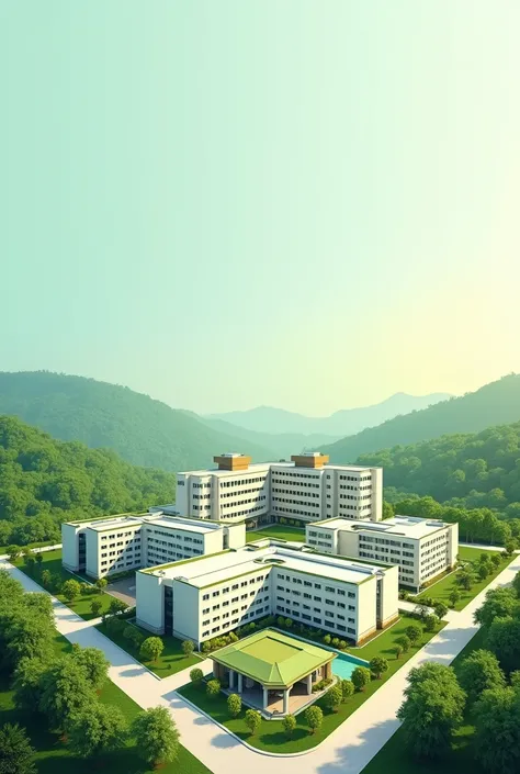 minimalist strategic plan of culion sanitarium and general hospital cover photo with a theme charting its path towards medical center with green and yellow colors