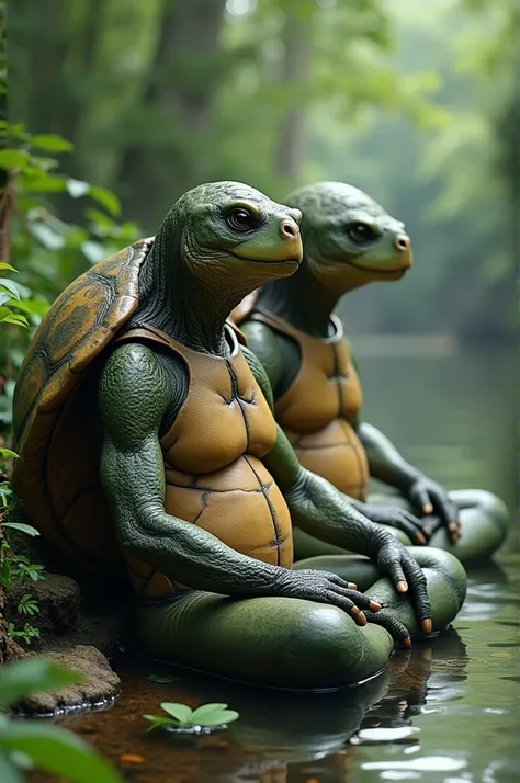 What would turtles look like if they were humans?