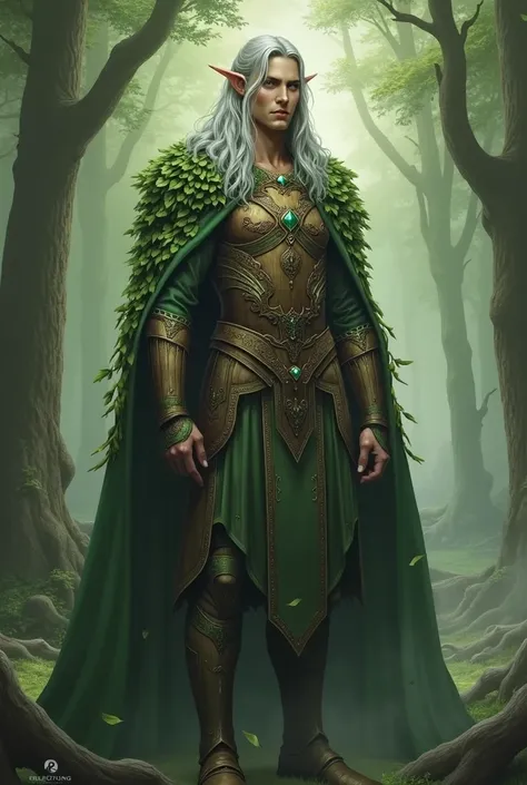 **Description of Elenion, o Guardião de Eimwood:**

- **Height:** Elenion is a tall elf, com aproximadamente 1,85 metro de altura. Your posture is upright and graceful, typical of the elves, makes it look even more imposing.

- **Appearance:** He has long ...