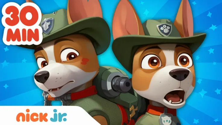 If tracker  was in the paw patrol movie