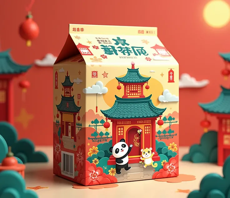 Chinese，toy packaging box