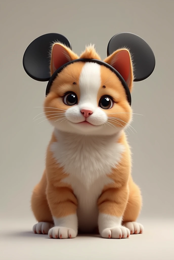 short legged puppy、Recreated with a realistic cat、Mickey Mouse Headband