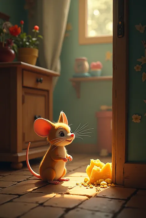 So, Rito the mouse was released, And since that day, He dedicated himself to searching for the most secret places in the house where humans kept food.. I found the best leftovers, the most delicious crumbs and the largest pieces of cheese, and always share...