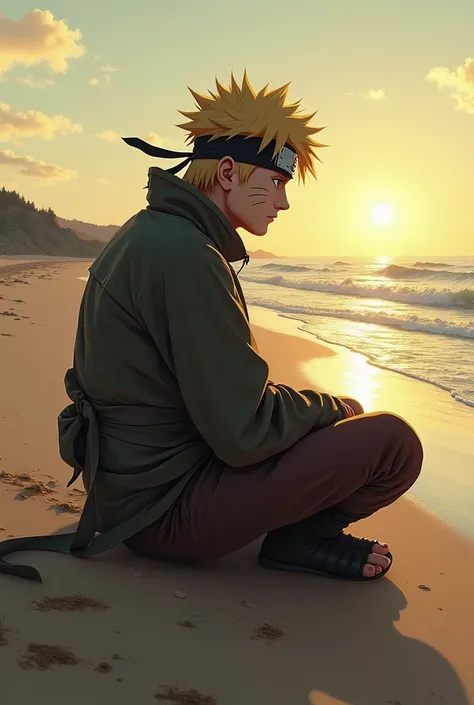 Pain Naruto on the beach

