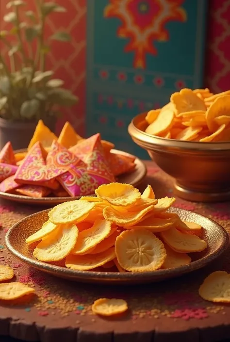 lekar crackers and banana chips