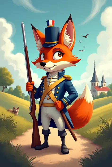 Fox solider france 1812 toon