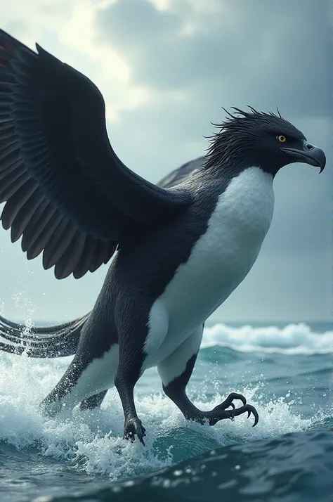 Penguin + Eagle: A bird that can swim and soar.