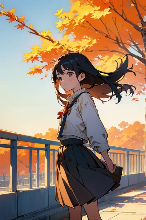 Autumn Outfitini skirt、pretty、A girl traveling alone、Sentimental look、Facing directly ahead、Face directly ahead、looking at the camera、On the terrace of the plateau、

The wind is rising, and now it&#39;s autumn. Starting today, I am a traveler of the heart....