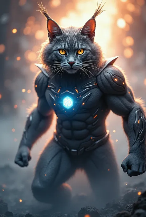 a cat look like a super hero