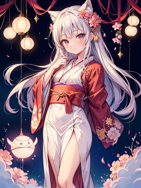 anime girl in a kimono outfit posing for a picture, in a kimono, in kimono, ((wearing aristocrat robe)), cute anime waifu in a nice dress, anime moe artstyle, dressed in a robe, in robes, anime style 4 k, wearing a simple robe, wearing simple robes, wears ...