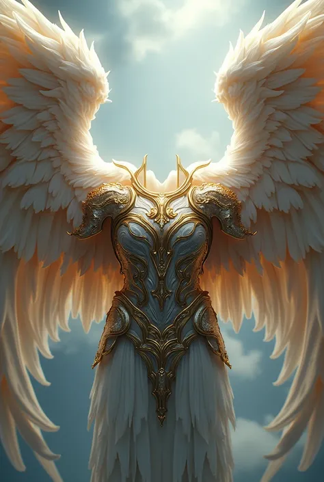 a breastplate with wings only the breastplate
