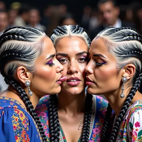 The Parisian runway, a stage bathed in the blinding glare of spotlights, was tonight a canvas for an unexpected spectacle. Three Mexican women, their curves a testament to a life well-lived, stood at the center, their vibrant huipiles a kaleidoscope of ind...