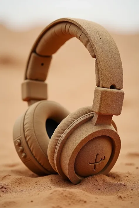 Headphone made of sand