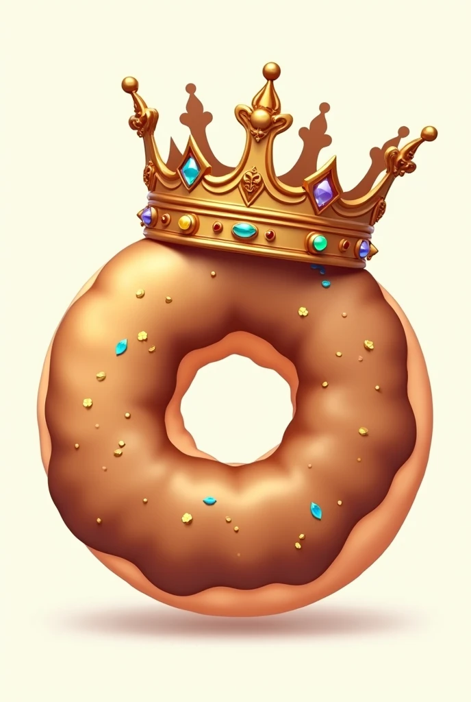 I need to create a logo where a donut has a king&#39;s crown