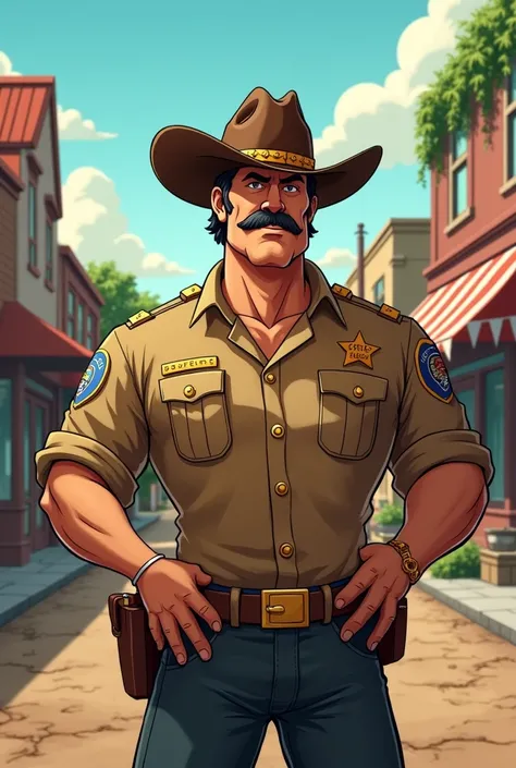 sheriff bronson stone do Scooby do