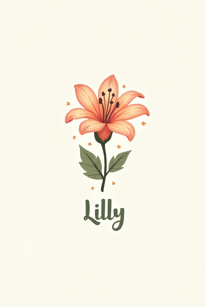 Create a logo for a pet grooming salon named Lilly 