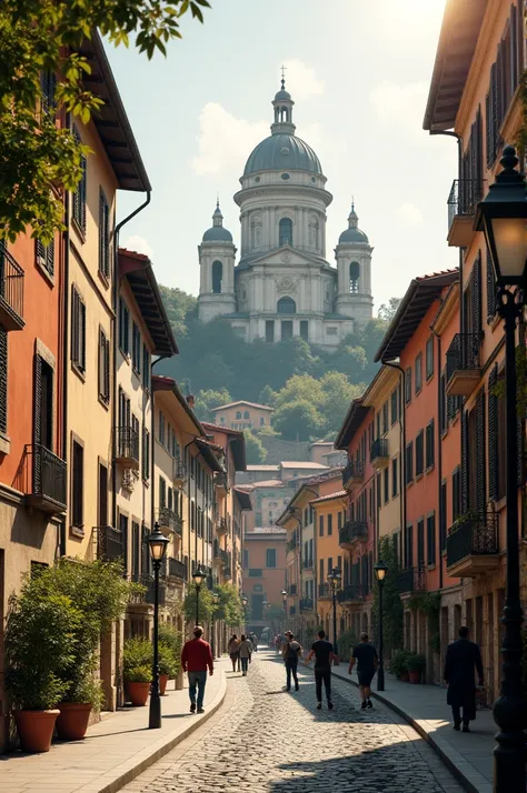 location Superga Basilica, Rome Street, Turin