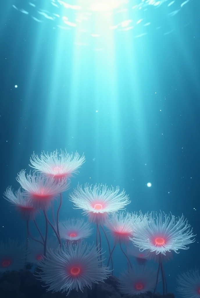 Eight Anemones　Let the light in