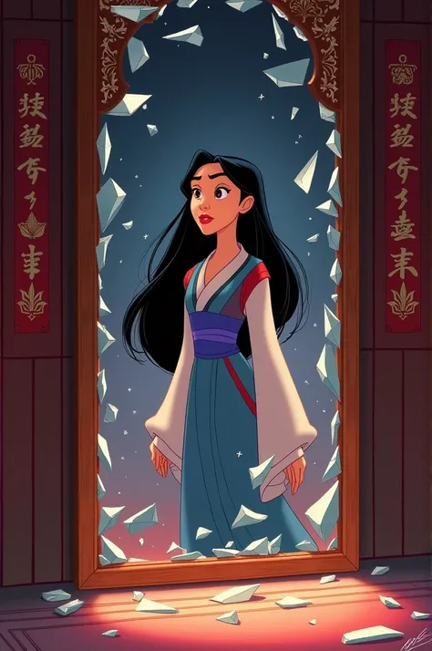 Mulan animation break mirror