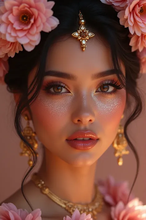 The Radha Rani eye makeup look is described as a harmonious blend of tradition and modern sophistication, with eyes that shimmer like moonlit nights. Here are some tips for creating a Radha Rani eye makeup look:
Soft, rosy hues: Use soft, rosy hues to ador...