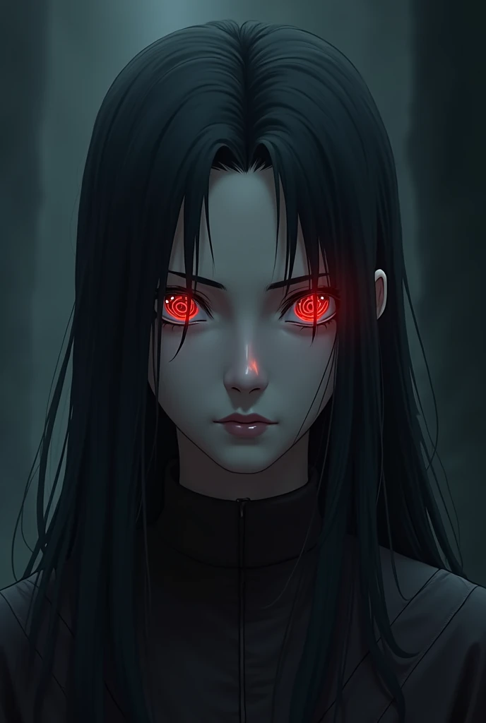 dark fantasy, dramatic lighting, moody atmosphere, cinematic composition, volumetric lighting, photorealistic, 8k, ultra-detailed, realistic, masterpiece,a highly detailed portrait of 1girl from the anime naruto,intricate detailed face, striking piercing e...