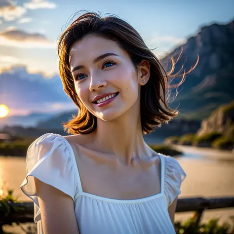 (Realistic, 超Realistic:1.4), 16K HDR, High resolution,((Whiskey Glass)),((Whiskey Bottle)),((Whiskey Glass)),Happy Smile、Short Hair,The best smile、Japanese Actress,so beautiful(It looks like the real thing),Evening Dresses,Cocktail Dresses、Whiskey Bottle、T...