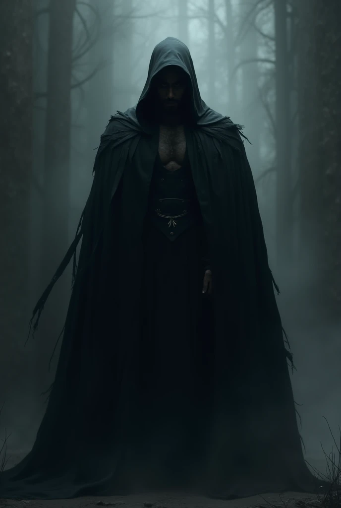 MAN WITH BLACK CAPE