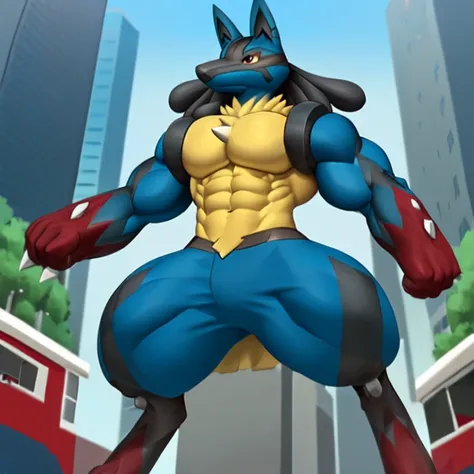 (masterpiece. official art. 8k. best quality. detailed full body. full body.)

(situation 1 : dominating mega_lucario. mega_luca...