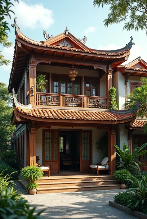 A traditional house which was built in 1990 in Ho Chi Minh city